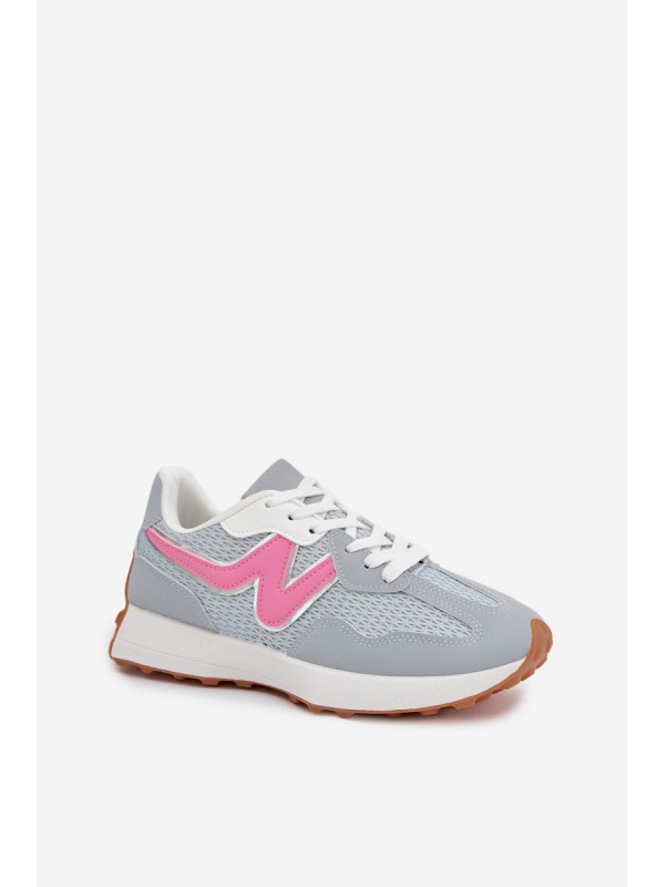 Women's Blue Platform Sneakers Janelora