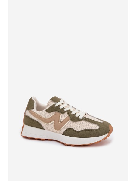 Women's Sports Shoes On Platform Green Janelora