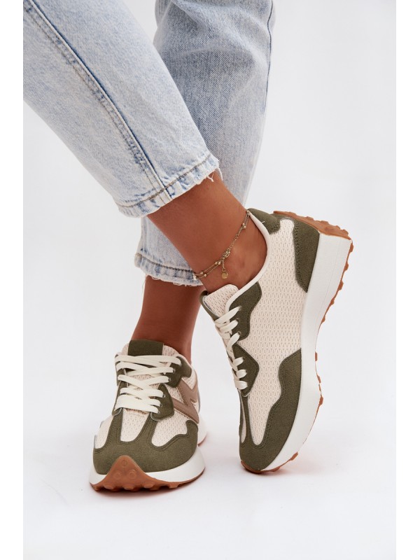 Women's Sports Shoes On Platform Green Janelora