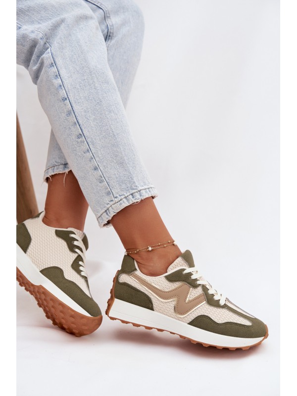 Women's Sports Shoes On Platform Green Janelora