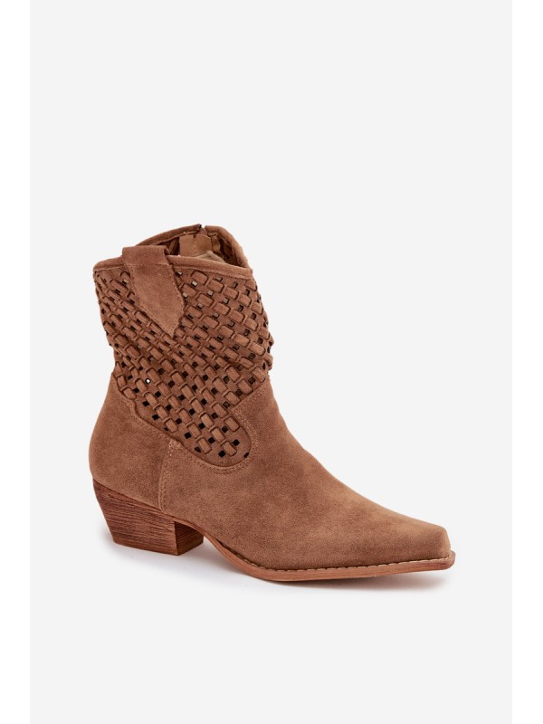 Ažūriniai aukštakulniai aulinukai iš „Ferissa Camel“