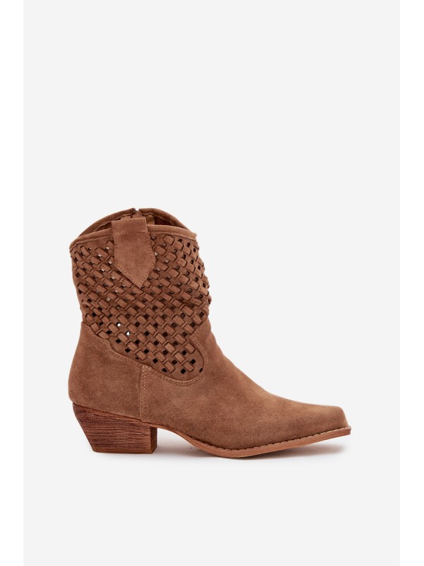 Ažūriniai aukštakulniai aulinukai iš „Ferissa Camel“