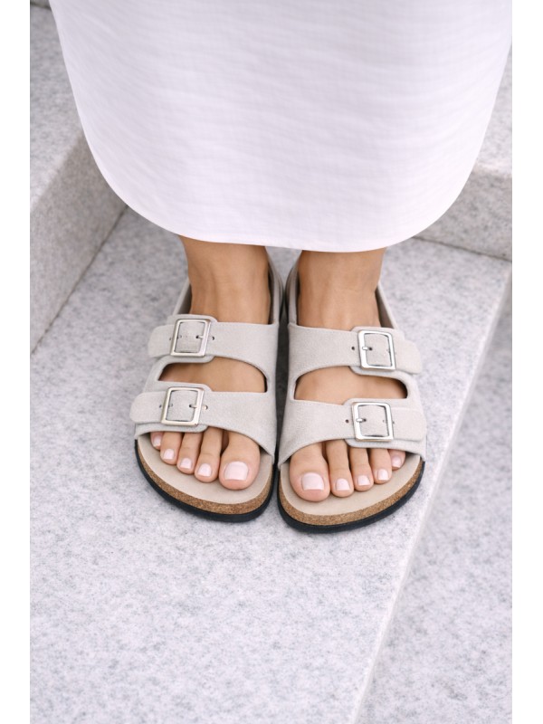 Women's Light Beige Slides Oliena