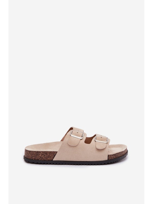 Women's Light Beige Slides Oliena
