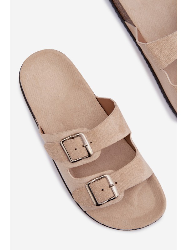 Women's Light Beige Slides Oliena