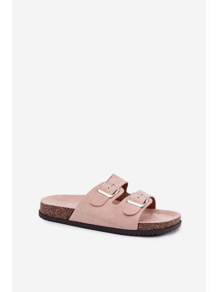 Women's Light Pink Oliena Slides