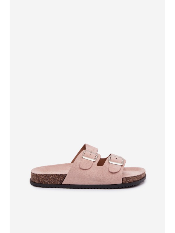 Women's Light Pink Oliena Slides