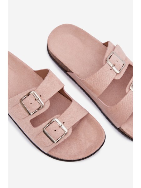 Women's Light Pink Oliena Slides