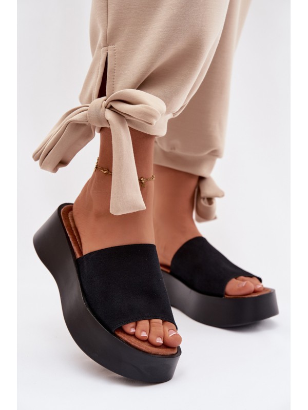 Women's Platform Sandals Black Liorisse