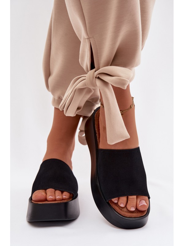 Women's Platform Sandals Black Liorisse