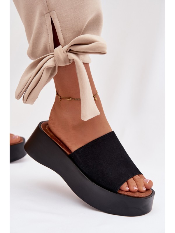 Women's Platform Sandals Black Liorisse