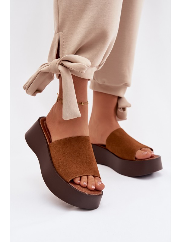 Women's Platform Sandals Camel Liorisse