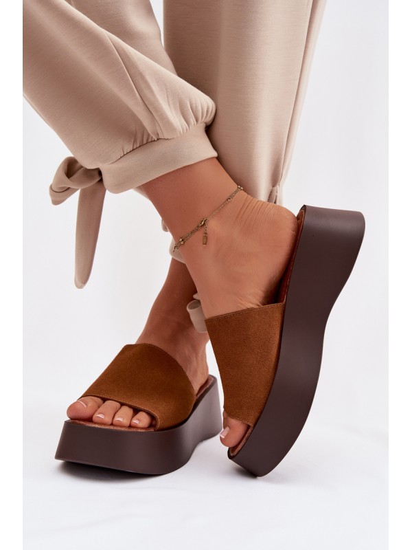 Women's Platform Sandals Camel Liorisse