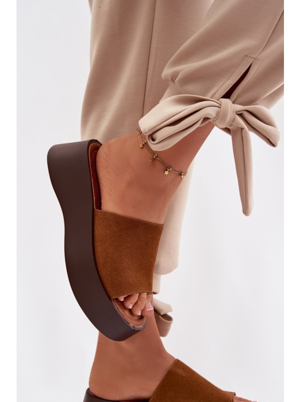 Women's Platform Sandals Camel Liorisse