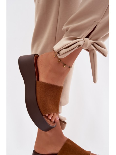 Women's Platform Sandals Camel Liorisse