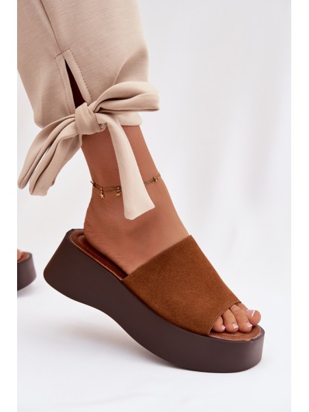 Women's Platform Sandals Camel Liorisse