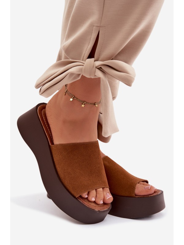Women's Platform Sandals Camel Liorisse