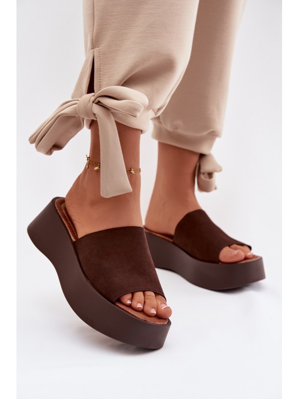 Women's Platform Sandals Chocolate Liorisse 2