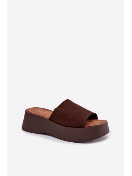 Women's Platform Sandals Chocolate Liorisse