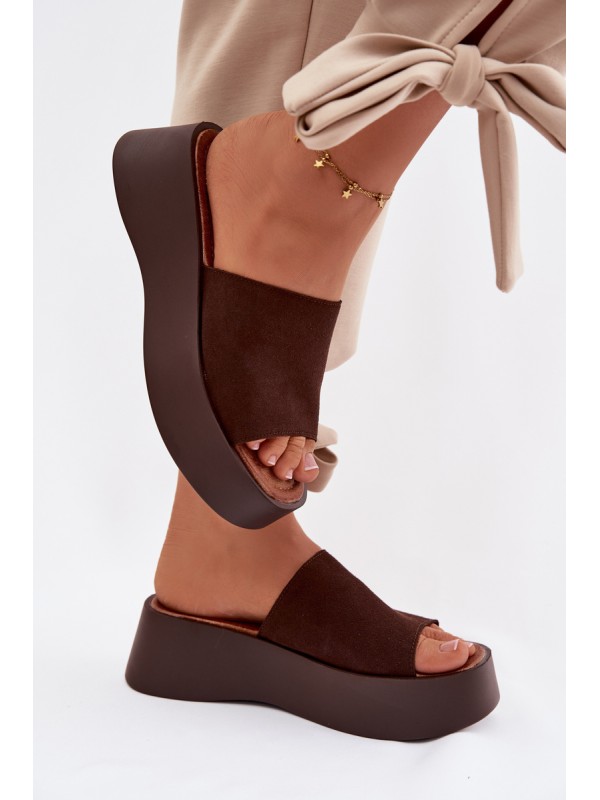 Women's Platform Sandals Chocolate Liorisse