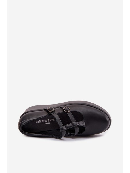 Women's Platform Shoes With Straps Black Jesivelle