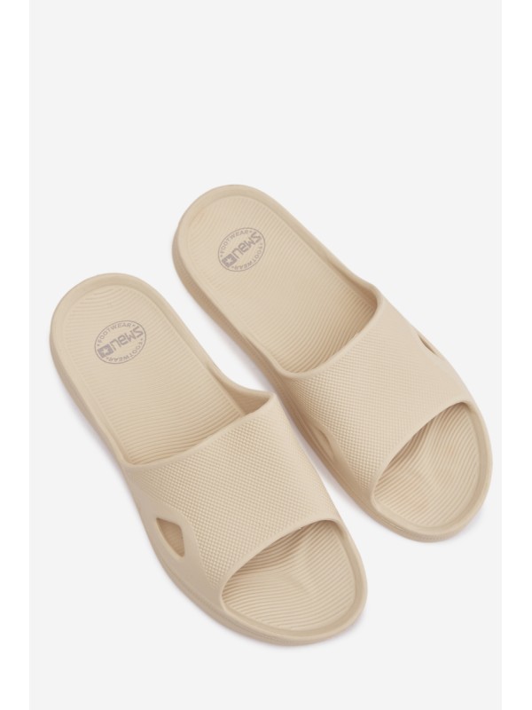 Classic Women's Beige Slides Juniria