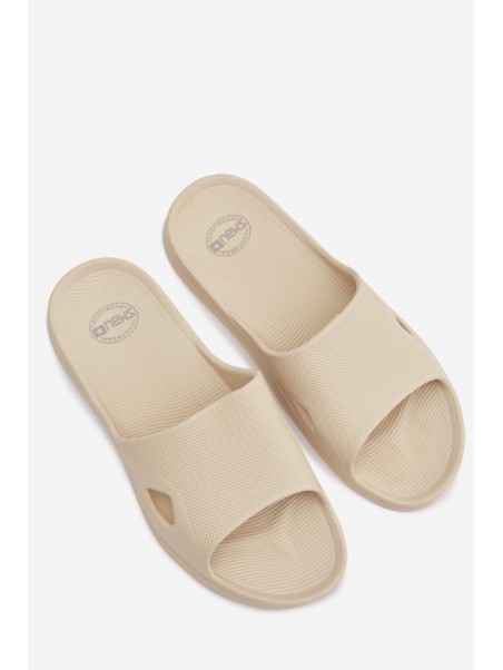 Classic Women's Beige Slides Juniria