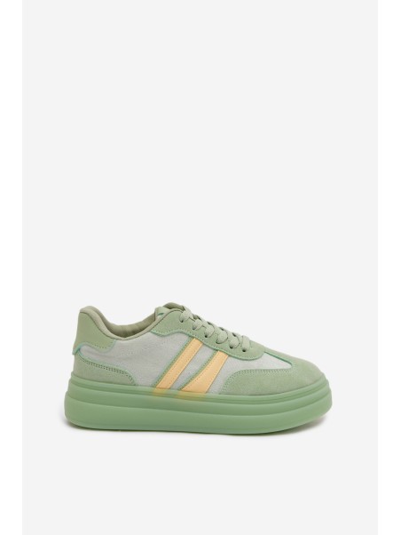 Women's Platform Sneakers Green Galleria