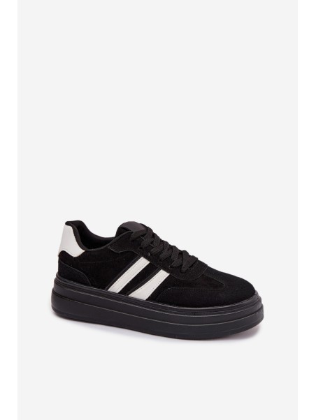 Women's Platform Sneakers Black Galleria