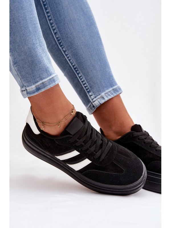 Women's Platform Sneakers Black Galleria