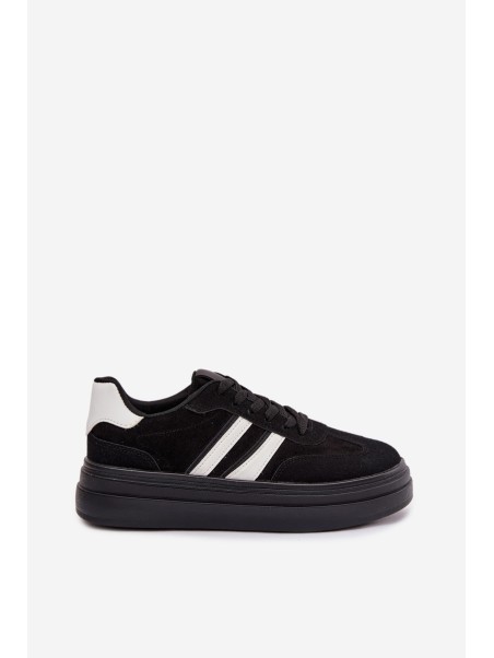 Women's Platform Sneakers Black Galleria