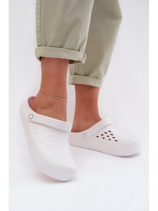 Women's Foam Clogs Big Star TT274A081 White