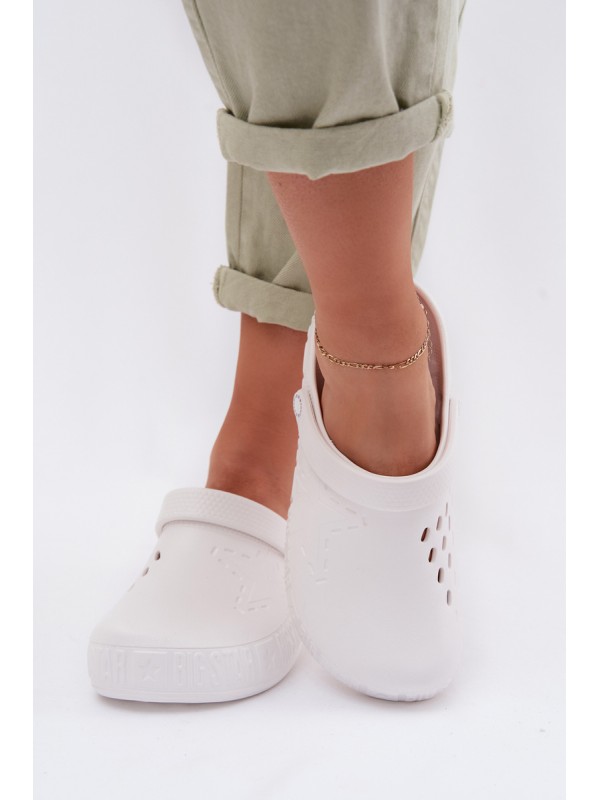 Women's Foam Clogs Big Star TT274A081 White 2