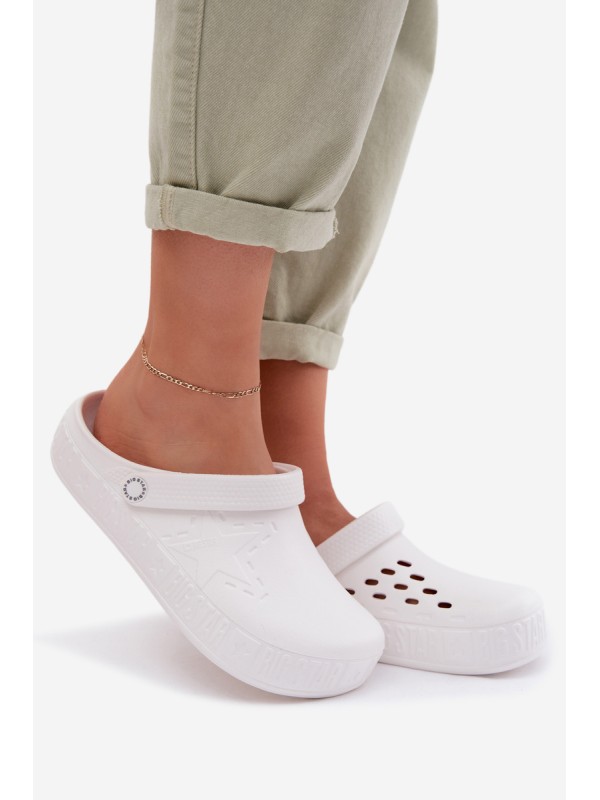 Women's Foam Clogs Big Star TT274A081 White