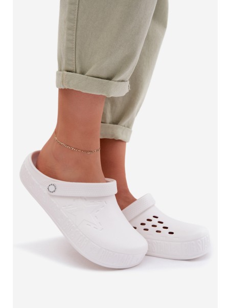 Women's Foam Clogs Big Star TT274A081 White