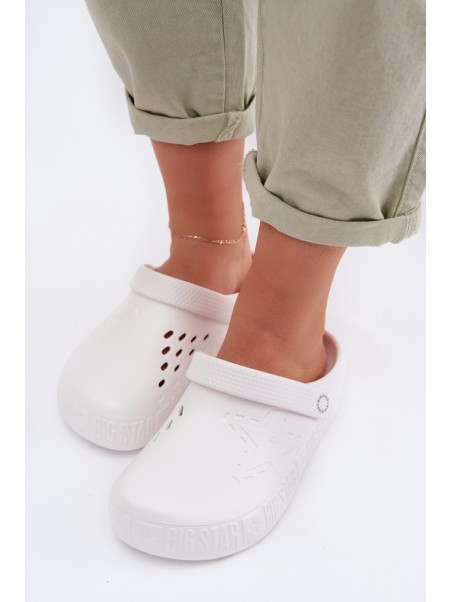 Women's Foam Clogs Big Star TT274A081 White