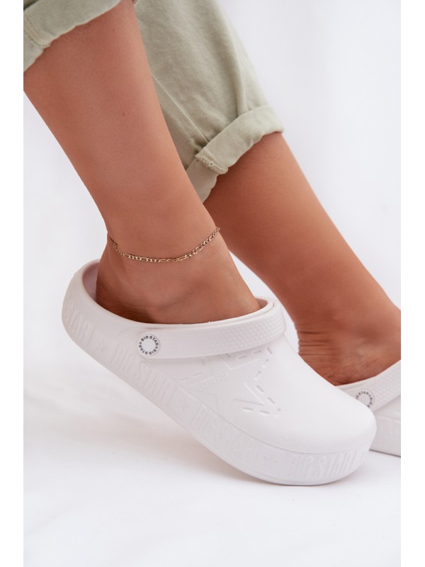 Women's Foam Clogs Big Star TT274A081 White