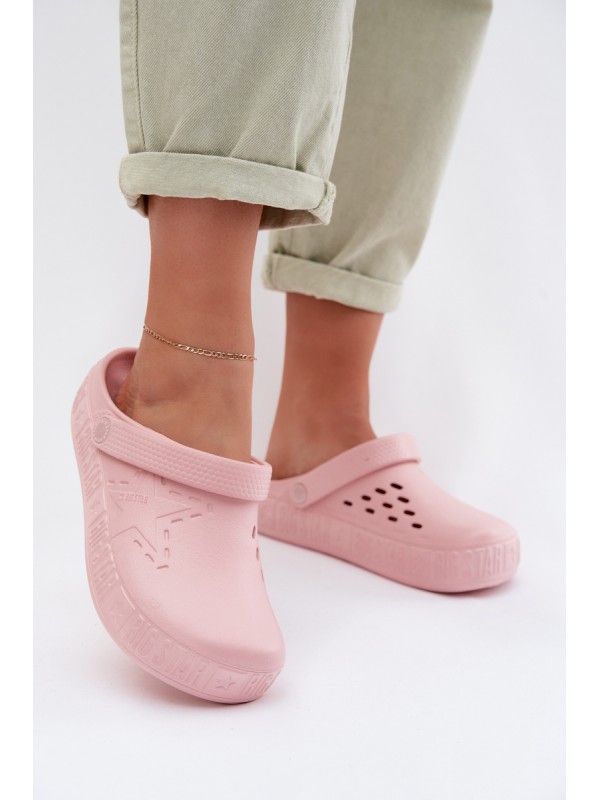Women's Foam Chodaki Slides Big Star TT274A080 Pink 2