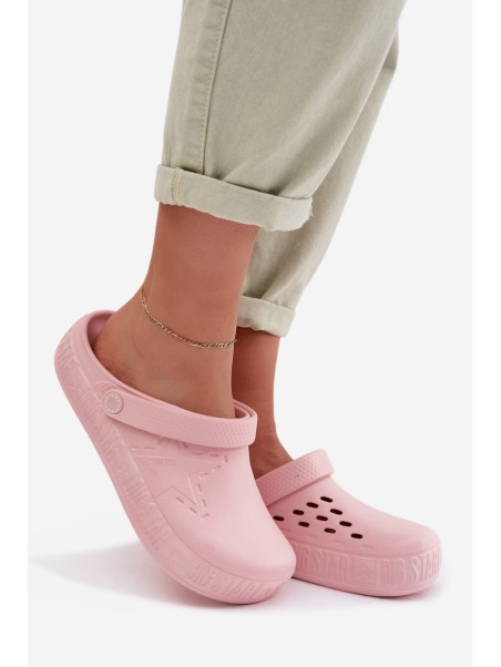 Women's Foam Chodaki Slides Big Star TT274A080 Pink