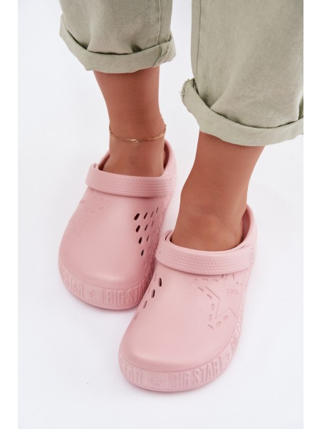Women's Foam Chodaki Slides Big Star TT274A080 Pink