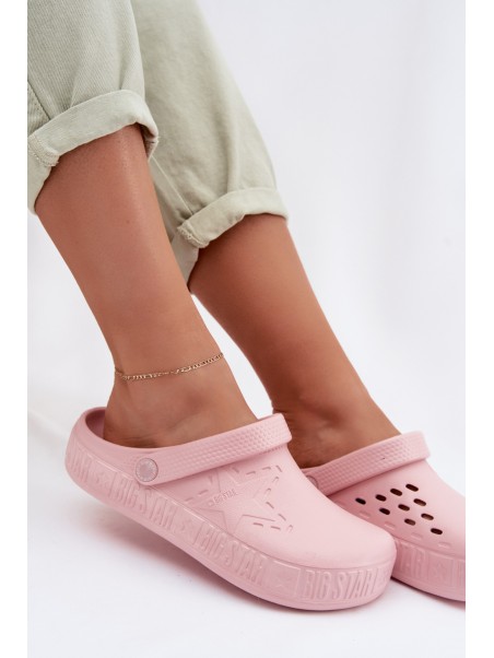 Women's Foam Chodaki Slides Big Star TT274A080 Pink