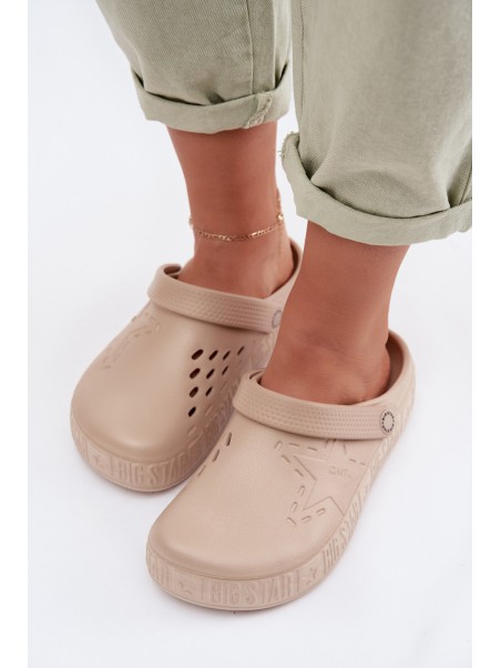 Women's Foam Clogs Big Star TT274A083 Beige