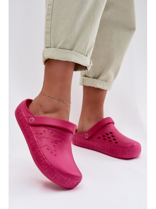 Women's Foam Clogs Big Star TT274A082 Fuchsia