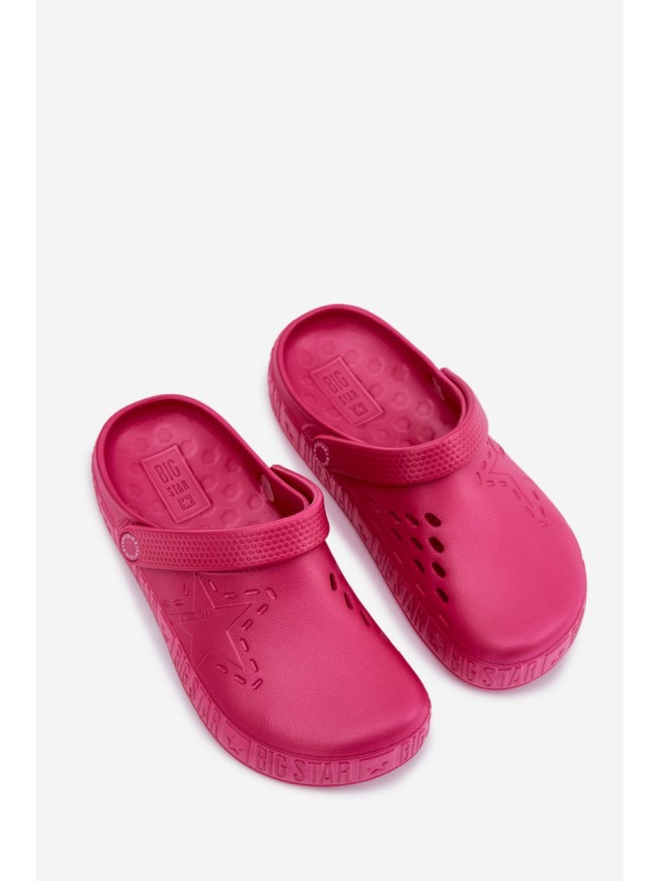 Women's Foam Clogs Big Star TT274A082 Fuchsia