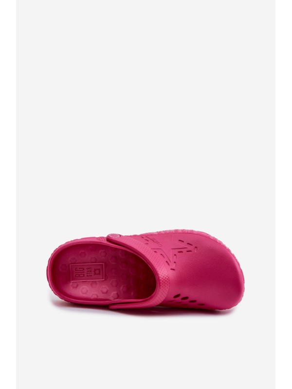Women's Foam Clogs Big Star TT274A082 Fuchsia