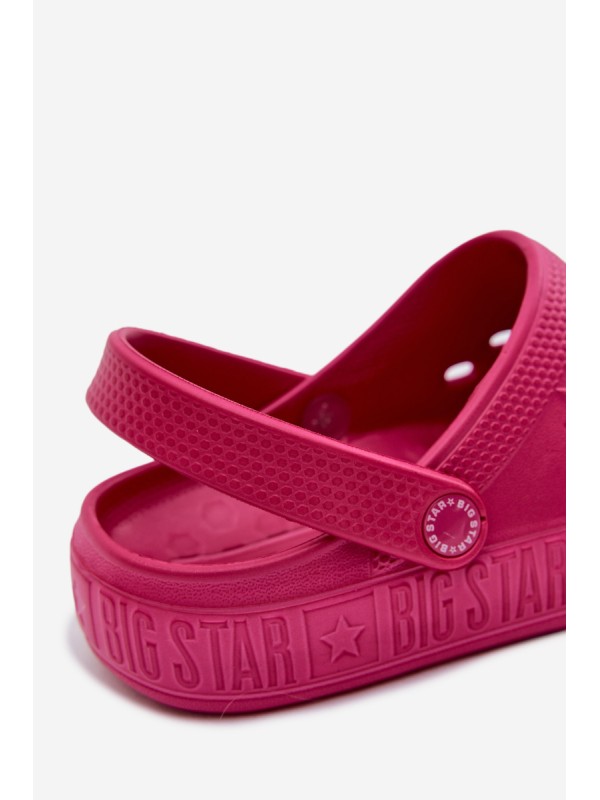 Women's Foam Clogs Big Star TT274A082 Fuchsia