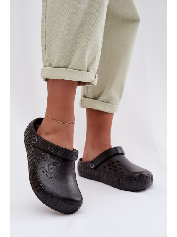 Women's Foam Chodaki Slides Big Star TT274A084 Black