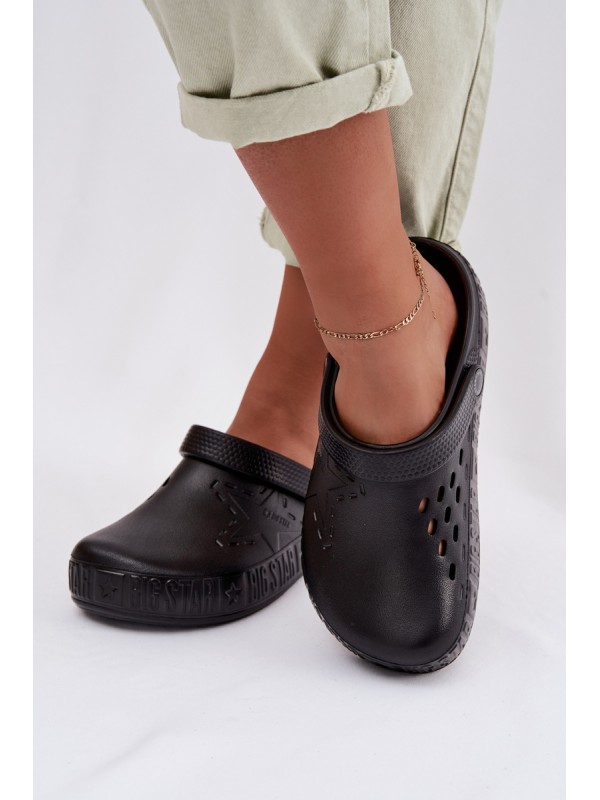 Women's Foam Chodaki Slides Big Star TT274A084 Black 2