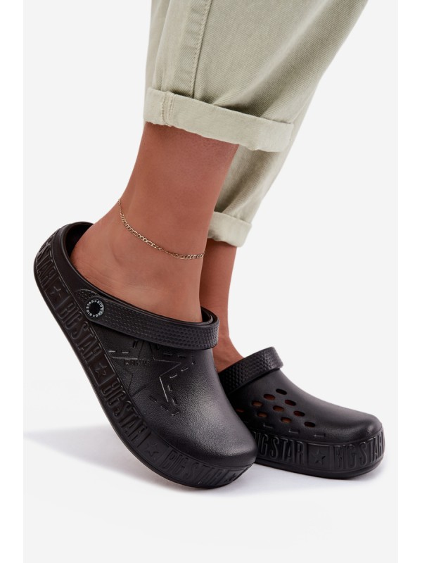 Women's Foam Chodaki Slides Big Star TT274A084 Black