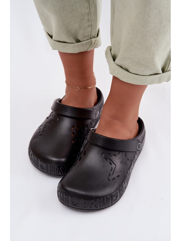 Women's Foam Chodaki Slides Big Star TT274A084 Black